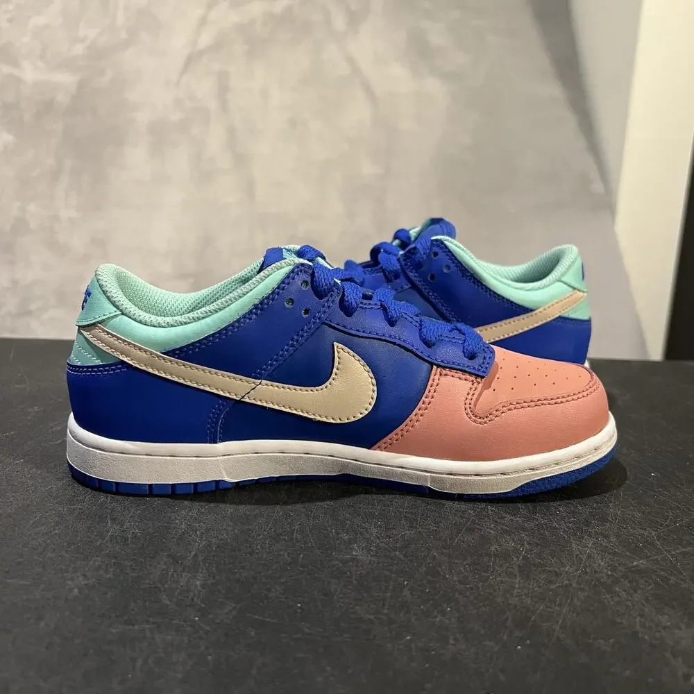 Nike Dunk Low Shoes Youth Size 3Y Salmon Toe DZ2874-400 Sneakers